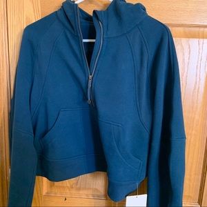 Lululemon Blue Borealis Scuba 1/2 Zip XS/S